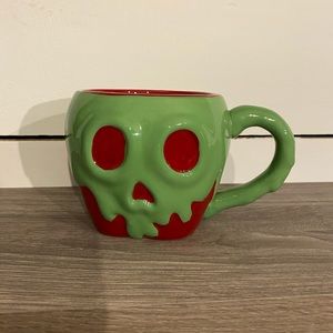 Poison apple large mug Disney show white NWOT